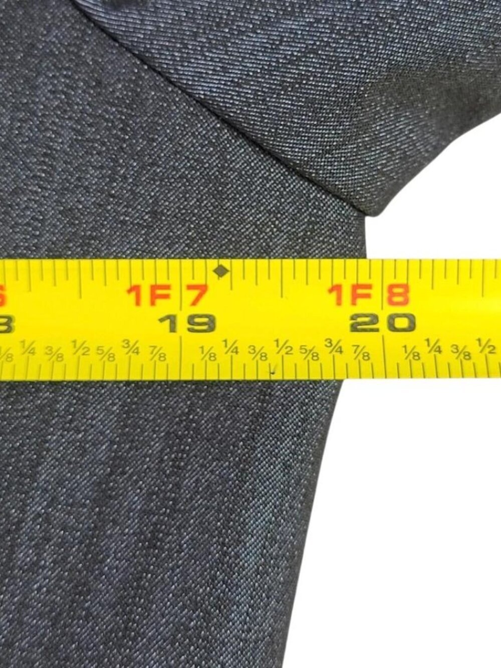 Calvin Klein Blazer Women Size 14 Gray Single Vent 3 Pockets 1 Button Lined New - Picture 13 of 15